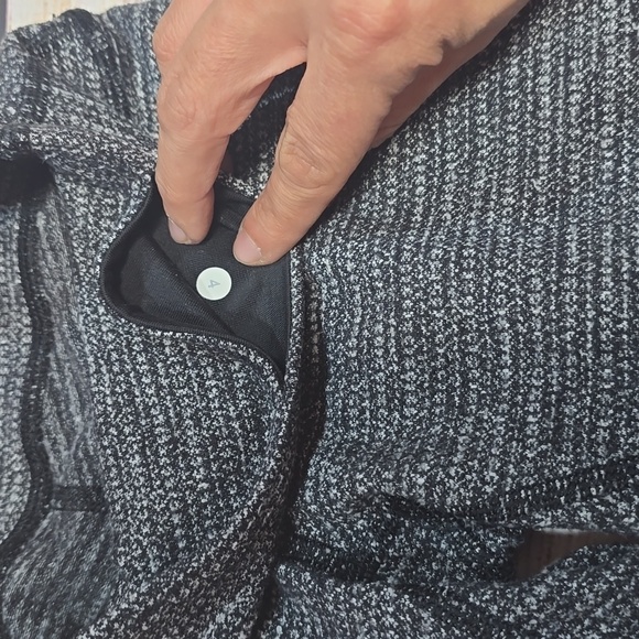 Lululemon Wunder Under High-Rise Tight *28"Luon Variegated Knit Black Heathered - Picture 5 of 6
